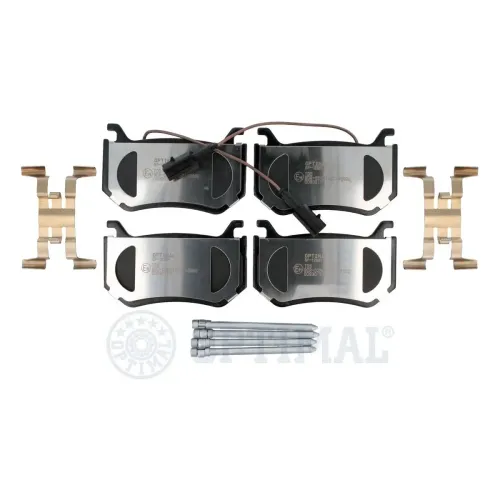 Bremsbelagsatz, Scheibenbremse Hinterachse OPTIMAL BP-12967 Bild Bremsbelagsatz, Scheibenbremse Hinterachse OPTIMAL BP-12967