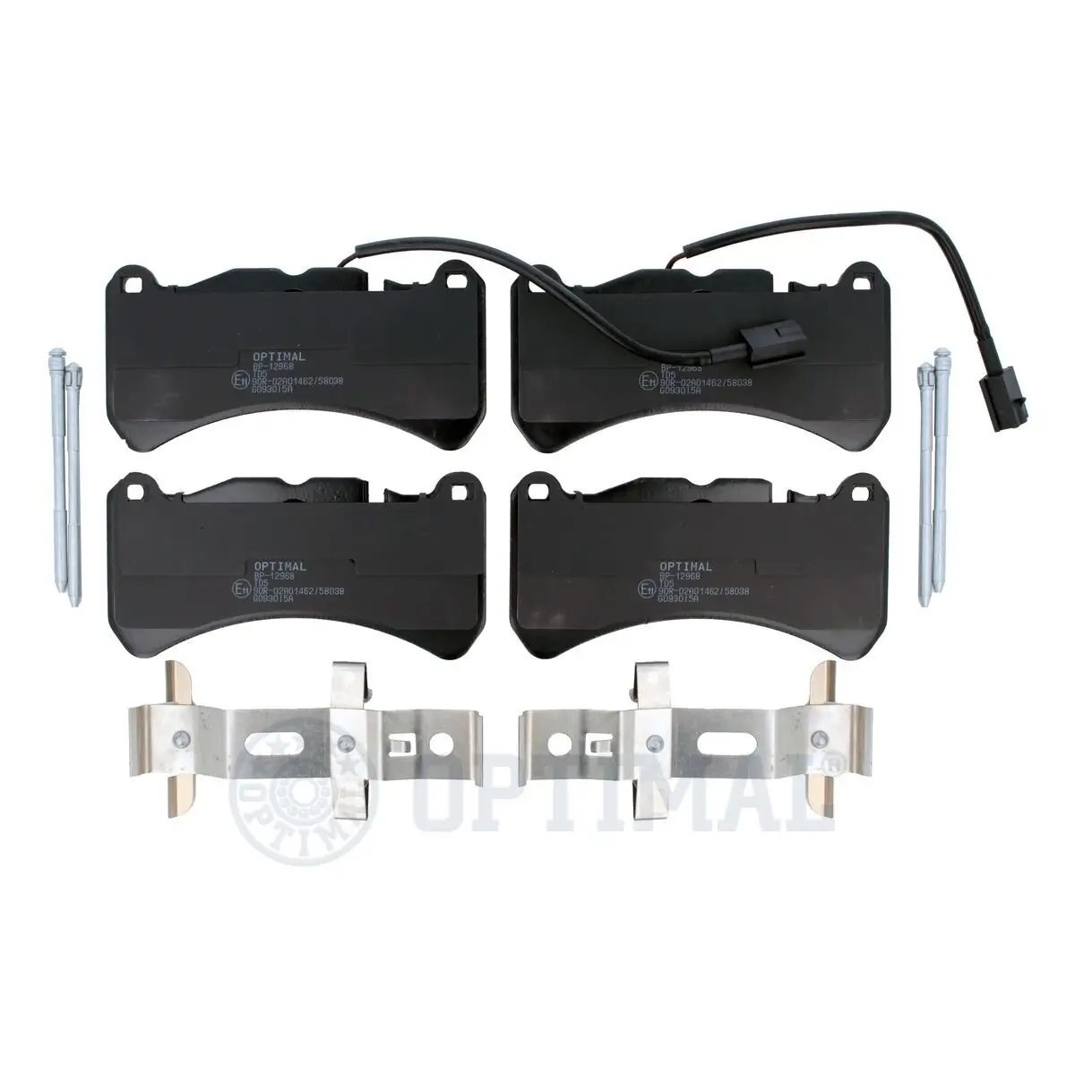 Bremsbelagsatz, Scheibenbremse Vorderachse OPTIMAL BP-12968