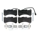 Bremsbelagsatz, Scheibenbremse Vorderachse OPTIMAL BP-12968