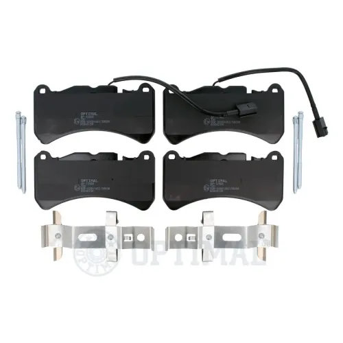 Bremsbelagsatz, Scheibenbremse Vorderachse OPTIMAL BP-12968 Bild Bremsbelagsatz, Scheibenbremse Vorderachse OPTIMAL BP-12968