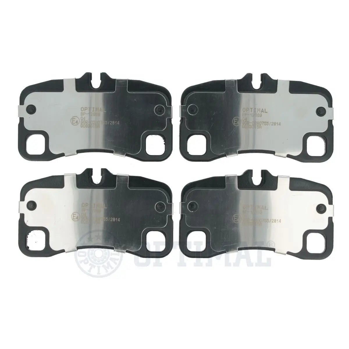 Bremsbelagsatz, Scheibenbremse Hinterachse OPTIMAL BP-12969