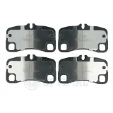 Bremsbelagsatz, Scheibenbremse Hinterachse OPTIMAL BP-12969