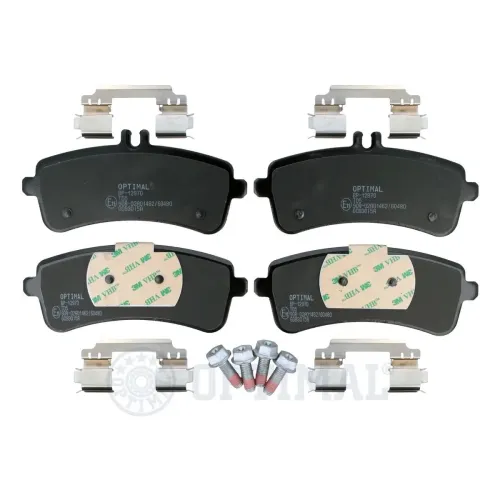 Bremsbelagsatz, Scheibenbremse Hinterachse OPTIMAL BP-12970 Bild Bremsbelagsatz, Scheibenbremse Hinterachse OPTIMAL BP-12970