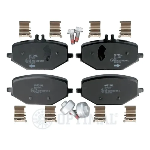 Bremsbelagsatz, Scheibenbremse Hinterachse OPTIMAL BP-12981 Bild Bremsbelagsatz, Scheibenbremse Hinterachse OPTIMAL BP-12981