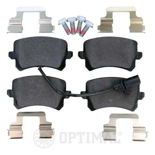 Bremsbelagsatz, Scheibenbremse Hinterachse OPTIMAL BP-12982 Bild Bremsbelagsatz, Scheibenbremse Hinterachse OPTIMAL BP-12982