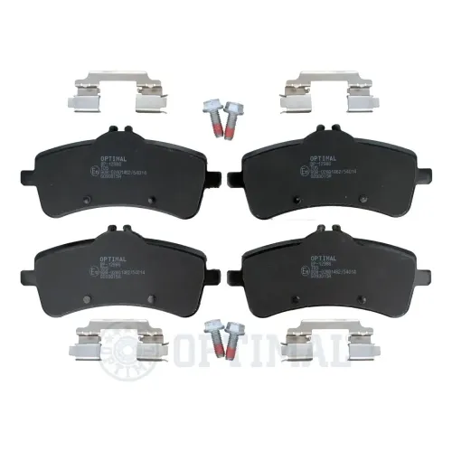 Bremsbelagsatz, Scheibenbremse Hinterachse OPTIMAL BP-12986 Bild Bremsbelagsatz, Scheibenbremse Hinterachse OPTIMAL BP-12986