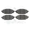 Bremsbelagsatz, Scheibenbremse Vorderachse OPTIMAL BP-12995 Bild Bremsbelagsatz, Scheibenbremse Vorderachse OPTIMAL BP-12995