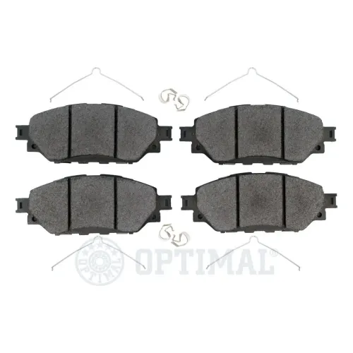 Bremsbelagsatz, Scheibenbremse Vorderachse OPTIMAL BP-12995 Bild Bremsbelagsatz, Scheibenbremse Vorderachse OPTIMAL BP-12995