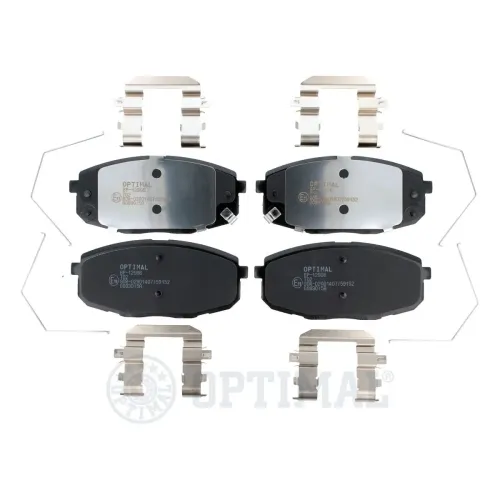 Bremsbelagsatz, Scheibenbremse Vorderachse OPTIMAL BP-12996 Bild Bremsbelagsatz, Scheibenbremse Vorderachse OPTIMAL BP-12996