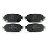 Bremsbelagsatz, Scheibenbremse Hinterachse OPTIMAL BP-12999