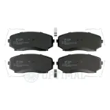 Bremsbelagsatz, Scheibenbremse Vorderachse OPTIMAL BP-13001
