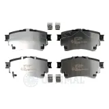 Bremsbelagsatz, Scheibenbremse Hinterachse OPTIMAL BP-13003