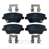 Bremsbelagsatz, Scheibenbremse Hinterachse OPTIMAL BP-13004