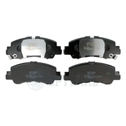 Bremsbelagsatz, Scheibenbremse Vorderachse OPTIMAL BP-13008 Bild Bremsbelagsatz, Scheibenbremse Vorderachse OPTIMAL BP-13008