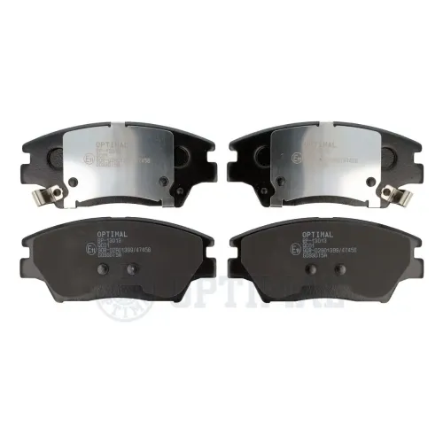 Bremsbelagsatz, Scheibenbremse Vorderachse OPTIMAL BP-13013 Bild Bremsbelagsatz, Scheibenbremse Vorderachse OPTIMAL BP-13013