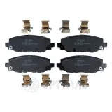 Bremsbelagsatz, Scheibenbremse Hinterachse OPTIMAL BP-13019