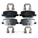 Bremsbelagsatz, Scheibenbremse Hinterachse OPTIMAL BP-13021