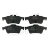 Bremsbelagsatz, Scheibenbremse Hinterachse OPTIMAL BP-13022