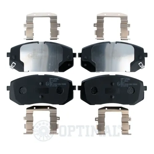 Bremsbelagsatz, Scheibenbremse Vorderachse OPTIMAL BP-13023 Bild Bremsbelagsatz, Scheibenbremse Vorderachse OPTIMAL BP-13023