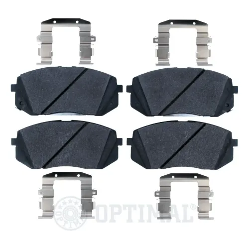 Bremsbelagsatz, Scheibenbremse Vorderachse OPTIMAL BP-13023 Bild Bremsbelagsatz, Scheibenbremse Vorderachse OPTIMAL BP-13023