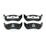 Bremsbelagsatz, Scheibenbremse Hinterachse OPTIMAL BP-13025