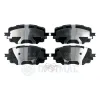 Bremsbelagsatz, Scheibenbremse Vorderachse OPTIMAL BP-13026 Bild Bremsbelagsatz, Scheibenbremse Vorderachse OPTIMAL BP-13026