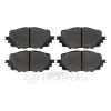 Bremsbelagsatz, Scheibenbremse Vorderachse OPTIMAL BP-13026 Bild Bremsbelagsatz, Scheibenbremse Vorderachse OPTIMAL BP-13026