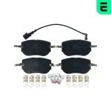 Bremsbelagsatz, Scheibenbremse Vorderachse OPTIMAL BP-13031