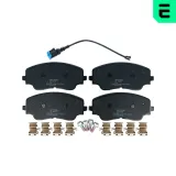 Bremsbelagsatz, Scheibenbremse Vorderachse OPTIMAL BP-13033