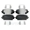Bremsbelagsatz, Scheibenbremse Vorderachse OPTIMAL BP-13037 Bild Bremsbelagsatz, Scheibenbremse Vorderachse OPTIMAL BP-13037