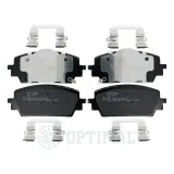 Bremsbelagsatz, Scheibenbremse Vorderachse OPTIMAL BP-13037