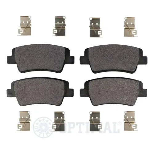 Bremsbelagsatz, Scheibenbremse Hinterachse OPTIMAL BP-13039 Bild Bremsbelagsatz, Scheibenbremse Hinterachse OPTIMAL BP-13039