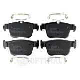 Bremsbelagsatz, Scheibenbremse Hinterachse OPTIMAL BP-13042