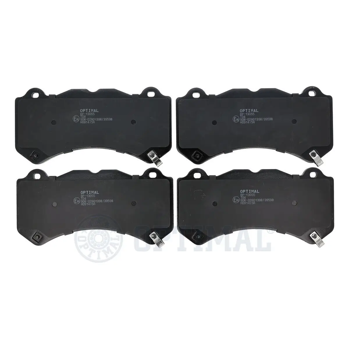 Bremsbelagsatz, Scheibenbremse Vorderachse OPTIMAL BP-13055