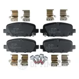 Bremsbelagsatz, Scheibenbremse Hinterachse OPTIMAL BP-13056