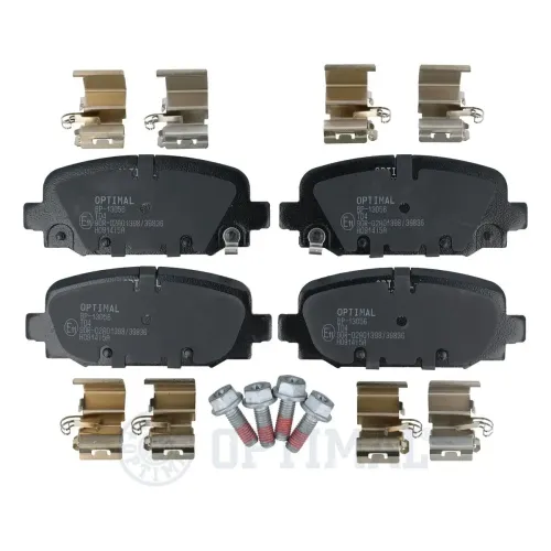 Bremsbelagsatz, Scheibenbremse Hinterachse OPTIMAL BP-13056 Bild Bremsbelagsatz, Scheibenbremse Hinterachse OPTIMAL BP-13056