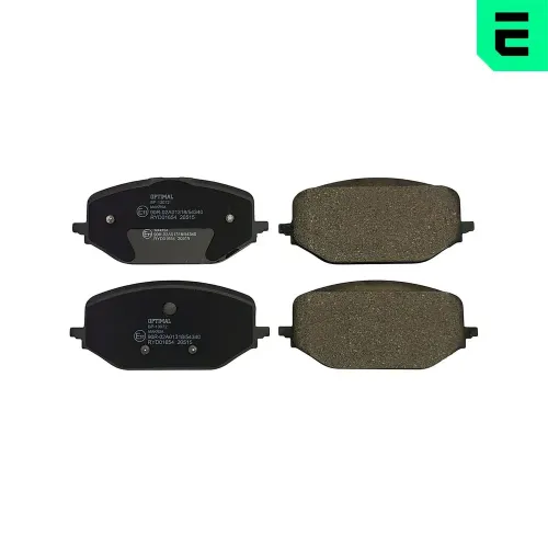 Bremsbelagsatz, Scheibenbremse Vorderachse OPTIMAL BP-13072 Bild Bremsbelagsatz, Scheibenbremse Vorderachse OPTIMAL BP-13072