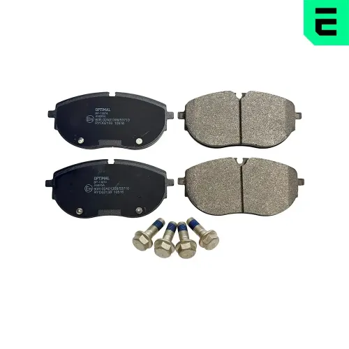 Bremsbelagsatz, Scheibenbremse Vorderachse OPTIMAL BP-13074 Bild Bremsbelagsatz, Scheibenbremse Vorderachse OPTIMAL BP-13074