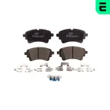 Bremsbelagsatz, Scheibenbremse Hinterachse OPTIMAL BP-13076