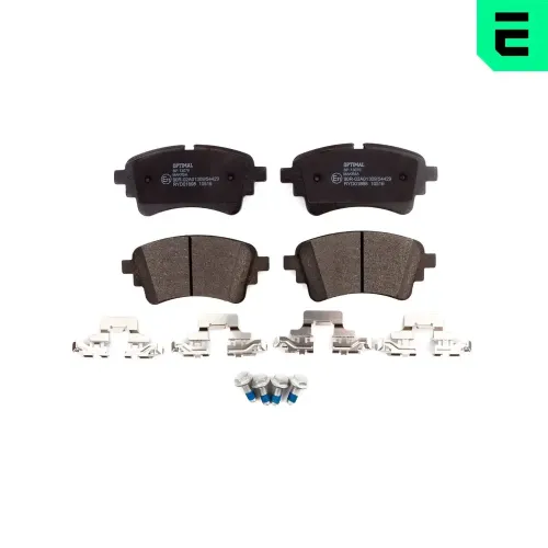 Bremsbelagsatz, Scheibenbremse Hinterachse OPTIMAL BP-13076 Bild Bremsbelagsatz, Scheibenbremse Hinterachse OPTIMAL BP-13076
