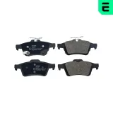 Bremsbelagsatz, Scheibenbremse Hinterachse OPTIMAL BP-13077