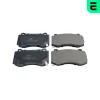 Bremsbelagsatz, Scheibenbremse Vorderachse OPTIMAL BP-13081 Bild Bremsbelagsatz, Scheibenbremse Vorderachse OPTIMAL BP-13081