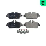 Bremsbelagsatz, Scheibenbremse Vorderachse OPTIMAL BP-13082