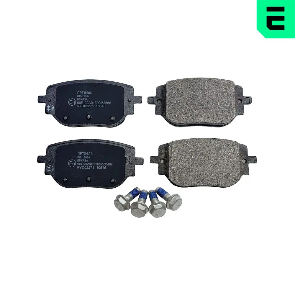 Bremsbelagsatz, Scheibenbremse Hinterachse OPTIMAL BP-13084