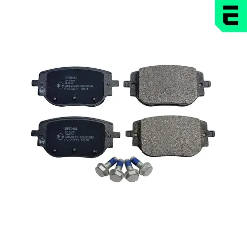 Bremsbelagsatz, Scheibenbremse Hinterachse OPTIMAL BP-13084 Bild Bremsbelagsatz, Scheibenbremse Hinterachse OPTIMAL BP-13084