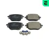 Bremsbelagsatz, Scheibenbremse Hinterachse OPTIMAL BP-13084 Bild Bremsbelagsatz, Scheibenbremse Hinterachse OPTIMAL BP-13084