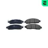 Bremsbelagsatz, Scheibenbremse Vorderachse OPTIMAL BP-13086 Bild Bremsbelagsatz, Scheibenbremse Vorderachse OPTIMAL BP-13086