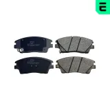 Bremsbelagsatz, Scheibenbremse Vorderachse OPTIMAL BP-13088