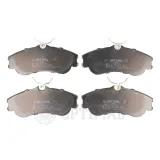 Bremsbelagsatz, Scheibenbremse Vorderachse OPTIMAL BP-63400