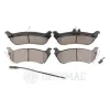 Bremsbelagsatz, Scheibenbremse Hinterachse OPTIMAL BP-69811 Bild Bremsbelagsatz, Scheibenbremse Hinterachse OPTIMAL BP-69811